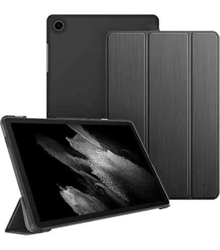 Amazon.co.jp: Galaxy Tab A9+ Book Cover｜ブラック｜タブレット